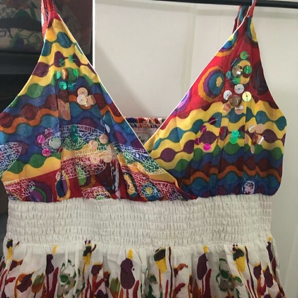 Forla Paris Sundress with Sequins - Picture 1 of 13